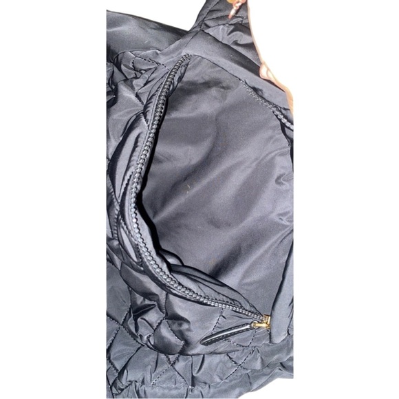 MARC JACOBS Marc Jacobs Black Quilted Nylon Medium Weekender Black Diaper Bag - Picture 3 of 6